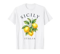 Souvenir de Citron Vintage Sicile Italie pour Voyage sur la côte amalfitaine T-Shirt