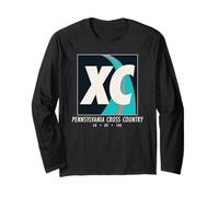 Souvenir de Course de Plein air New York Running Art Vintage XC Manche Longue
