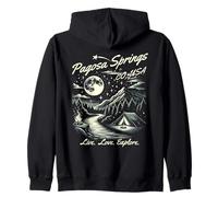 Souvenir de Design montagnard de Pagosa Springs, Colorado, États-Unis Sweat à Capuche