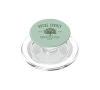 Souvenir de Design Vintage du comté de Bucks en Pennsylvanie PopSockets PopGrip pour MagSafe