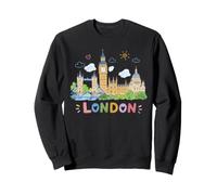 Souvenir de Dessin pour Enfants London City Angleterre Royaume-Uni Sweatshirt