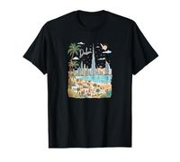 Souvenir de Dubaï aux Émirats Arabes Unis pour Femmes, Hommes, Filles T-Shirt Graphique avec Valeur