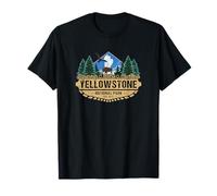 Souvenir de Geyser de Bison Old Faithful Yellowstone T-Shirt