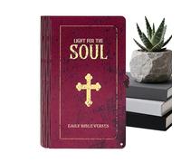 Souvenir de la Bible, système de mémoire avec versets, boîte à message religieux, porte-cartes quotidien, décoration compacte pour la maison, le bureau, cadeau idéal pour les vacances en famille, Noël