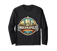 Souvenir de la Capitale de l'État d'Indianapolis Manche Longue