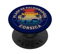 Souvenir de la plage de Palombaggia - Rappel Corse PopSockets PopGrip Interchangeable