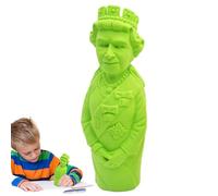 souvenir de la reine Elizabeth II | Ornement commémoratif de gomme de crayon | Idée cadeau pour la rentrée scolaire, prix de classe, souvenirs historiques et décoration de bureau royal.
