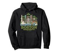 Souvenir de la Saint-Patrick Irlandais de Boston MA Sweat à Capuche