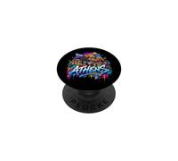 Souvenir de la Ville d'Athènes - Graffiti Street Art PopSockets PopGrip Adhésif