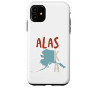 Souvenir de l'Alaska USA, AK State of Alaska Coque pour iPhone 11