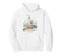 Souvenir de l'église du Volcan Islande Terre de feu et de Glace Sweat à Capuche