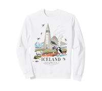 Souvenir de l'église du Volcan Islande Terre de feu et de Glace Sweatshirt