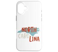 Souvenir de l'état de Caroline du Nord USA, NC State of North Carolina Coque pour iPhone 16 Plus