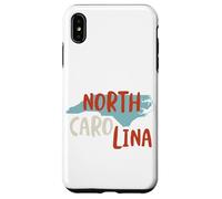 Souvenir de l'état de Caroline du Nord USA, NC State of North Carolina Coque pour iPhone XS Max