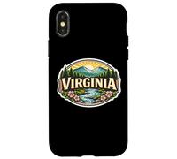 Souvenir de l'État de Virginie Souvenir Visiteur Touristique Voyageur Coque pour iPhone X/XS