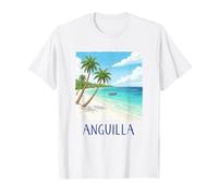 Souvenir de l'île paradisiaque d'Anguilla Beach Paradise T-Shirt