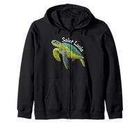 Souvenir de l'île Sainte-Lucie Mer des Caraïbes Sainte-Lucie Sweat à Capuche