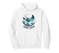 Souvenir de l'île Sainte-Lucie Mer des Caraïbes Sainte-Lucie Sweat à Capuche