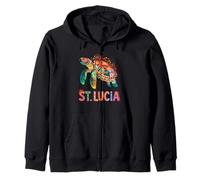 Souvenir de l'île Sainte-Lucie Mer des Caraïbes Sainte-Lucie Sweat à Capuche