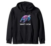 Souvenir de l'île Sainte-Lucie Mer des Caraïbes Sainte-Lucie Sweat à Capuche