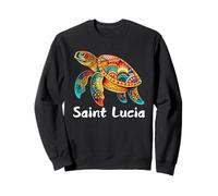 Souvenir de l'île Sainte-Lucie Mer des Caraïbes Sainte-Lucie Sweatshirt