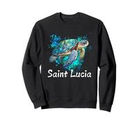 Souvenir de l'île Sainte-Lucie Mer des Caraïbes Sainte-Lucie Sweatshirt