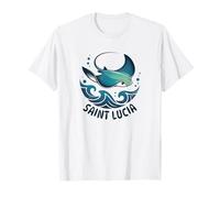 Souvenir de l'île Sainte-Lucie Mer des Caraïbes Sainte-Lucie T-Shirt