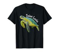 Souvenir de l'île Sainte-Lucie Mer des Caraïbes Sainte-Lucie T-Shirt