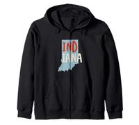 Souvenir de l'Indiana USA, in State of Indiana Sweat à Capuche