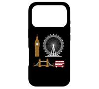 Souvenir de Londres Vintage Londres Sights for London with Love Coque pour iPhone 17 Pro
