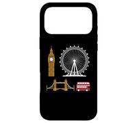 Souvenir de Londres Vintage Londres Sights for London with Love Coque pour iPhone 17 Pro Max