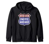 Souvenir de l'Oregon PNW Vintage USA Amérique Sweat à Capuche