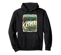 Souvenir de l'ours Brun du Parc National et de la réserve de Katmai de l'Alaska Sweat à Capuche