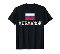 Souvenir de Mourmansk Russie Vacances Russes Femmes Hommes Voyage T-Shirt