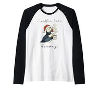 Souvenir de Noël Amusant avec Inscription « I Puffin Love Norway » Manche Raglan
