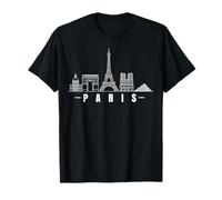 Souvenir de Paris Tour Eiffel France Louvre Notre Dame T-Shirt