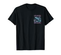 SOUVENIR DE PLAGE COLORÉ AVEC DAUPHINS DE L'ÎLE D'OCRACOKE EN CAROLINE DU NORD T-Shirt