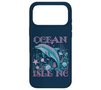 Souvenir DE Plage COLORÉ Ocean Isle NC Dolphin Coque pour iPhone 17 Pro Max