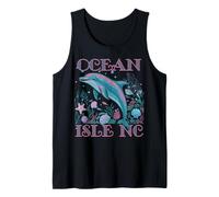 SOUVENIR DE PLAGE COLORÉ OCEAN ISLE NC DOLPHIN Débardeur