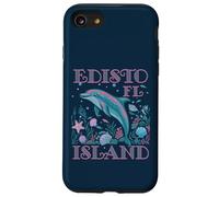 SOUVENIR DE PLAGE COLORÉ POUR LES AMOUREUX DES DAUPHINS DE L'ÎLE D'EDISTO EN FLORIDE Coque pour iPhone SE (2020) / 7 / 8