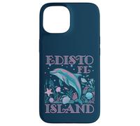 SOUVENIR DE PLAGE COLORÉ POUR LES AMOUREUX DES DAUPHINS DE L'ÎLE D'EDISTO EN FLORIDE Coque pour iPhone 15