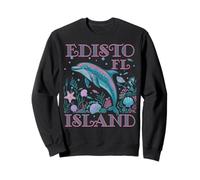 SOUVENIR DE PLAGE COLORÉ POUR LES AMOUREUX DES DAUPHINS DE L'ÎLE D'EDISTO EN FLORIDE Sweatshirt