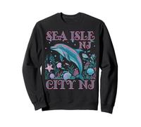 SOUVENIR DE PLAGE COLORÉ SEA ISLE CITY NJ DOLPHIN Sweatshirt