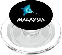Souvenir de plongée malaisienne en Forme de Raie Manta PopSockets PopGrip pour MagSafe