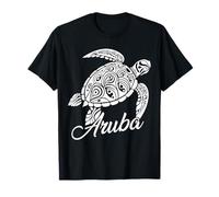 Souvenir de plongée sous-marine tortue de mer d'Aruba îles des Caraïbes T-Shirt
