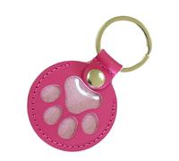 Souvenir De Poils D'animaux De Compagnie, Porte-clés En Forme De Patte En Cuir, Pendentif À Breloque Commémoratif Pour Amis, , Maison, Voyage, Cérémonie, Anniversaire, Souvenir Sentimental