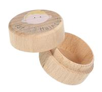 Souvenir de première coupe de cheveux pour garçon - Boîte de rangement en bois cartoon | Une Mèche De Cheveux Souvenir - pour garçons et filles maison des grands-parents chambre accessoires