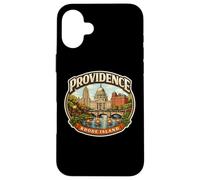 Souvenir de Providence, Rhode Island, Ville, Capitale de l'État, Vintage Coque pour iPhone 16 Plus