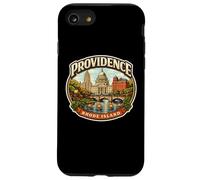 Souvenir de Providence, Rhode Island, Ville, Capitale de l'État, Vintage Coque pour iPhone SE (2020) / 7/8