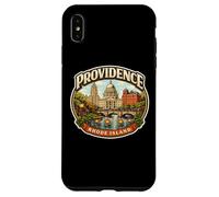Souvenir de Providence, Rhode Island, Ville, Capitale de l'État, Vintage Coque pour iPhone XS Max